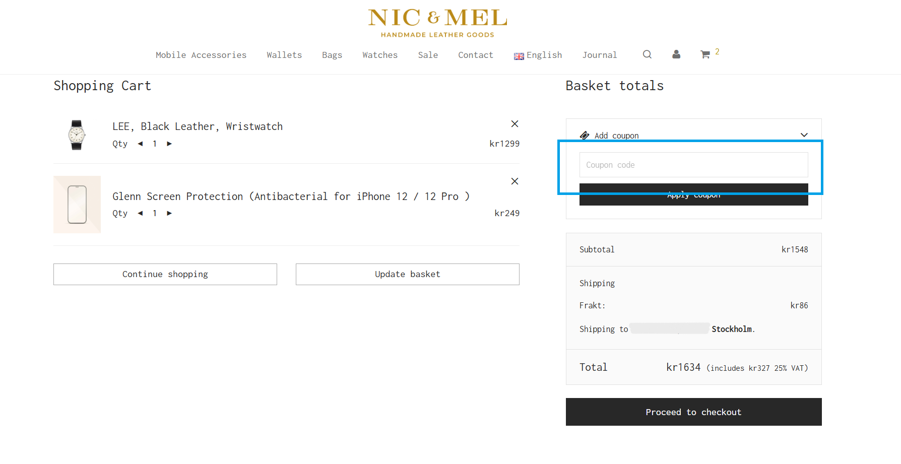 Nic & Mel Discount code